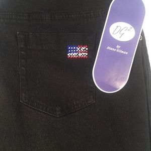 NWT DG2 DIANE GILMAN SZ 12 JEANS PANTS STYLE 06132